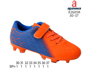 Футбольні бутси дитячі Apawwa X2605R orange 30-37