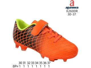 Футбольні бутси дитячі Apawwa X2600R orange 30-37