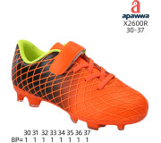 Футбольные бутсы детские Apawwa X2600R orange 30-37