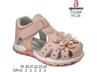 Босоніжки дитячі Apawwa T1220P pink 19-24