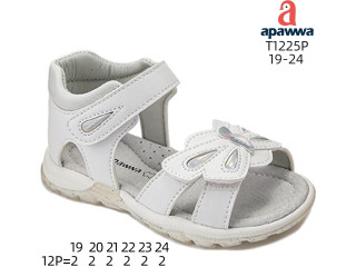 Босоніжки дитячі Apawwa T1225P white 19-24