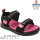 Босоніжки дитячі Apawwa N1320P black-fuchsia 26-31