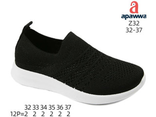 Кроссовки детские Apawwa Z32 black 32-37
