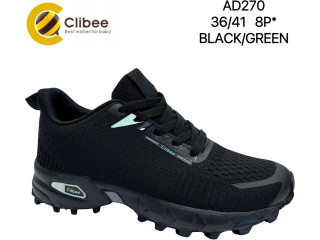 Кросівки Clibee AD270 black-green 36-41