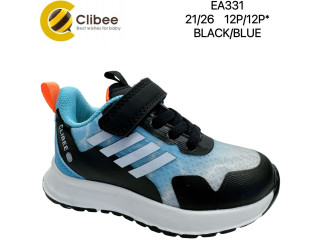 Кросівки дитячі Clibee EA331 black-blue 21-26