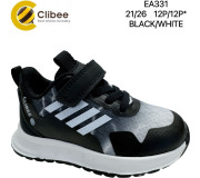 Кроссовки детские Clibee EA331 black-white 21-26