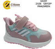 Кросівки дитячі Clibee EA331 pink-green 21-26