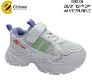 Кросівки дитячі Clibee EB335 white-purple 26-31