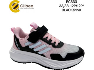 Кросівки дитячі Clibee EC333 black-pink 33-38