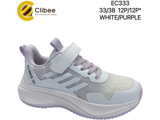 Кросівки дитячі Clibee EC333 white-purple 33-38