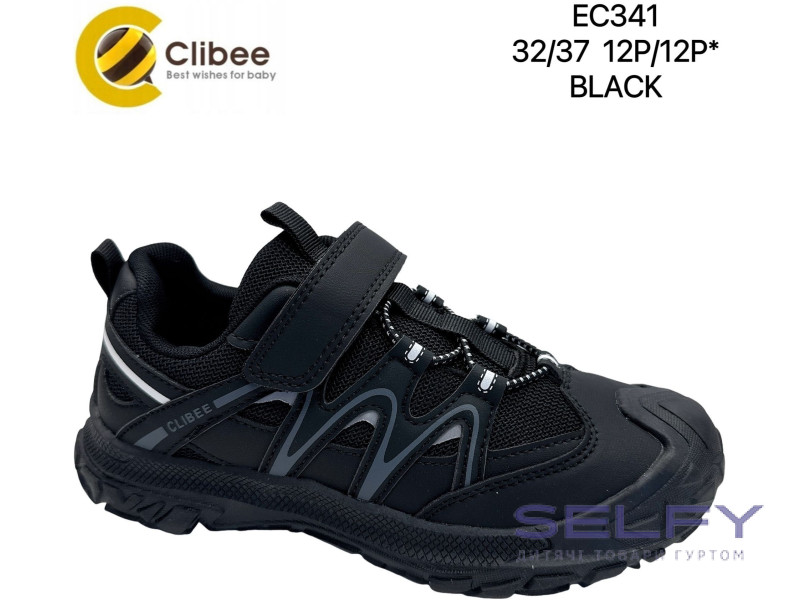 Кросівки дитячі Clibee EC341 black 32-37, Фото 1