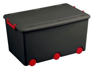 Контейнер для игрушек Tega Baby graphite red