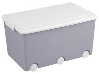 Контейнер для игрушек Tega Baby gray white