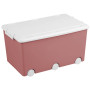 Контейнер для іграшок Tega Baby pink white