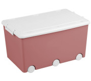 Контейнер для игрушек Tega Baby pink white