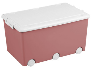 Контейнер для игрушек Tega Baby pink white