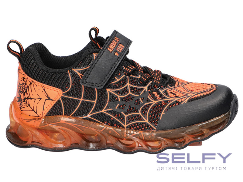 Кроссовки American Club ES 173 LED черный 27-31, Фото 1