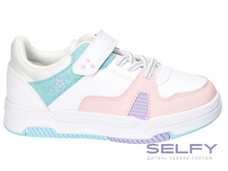 Кроссовки American Club ES 187 бело-розовый 26-30, Фото 1