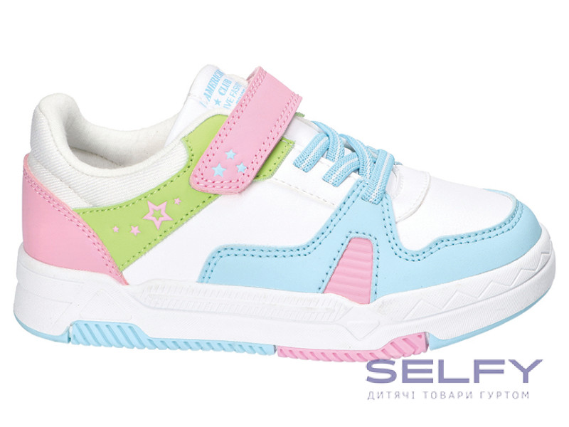 Кроссовки American Club ES 187 бело-голубой 26-30, Фото 1