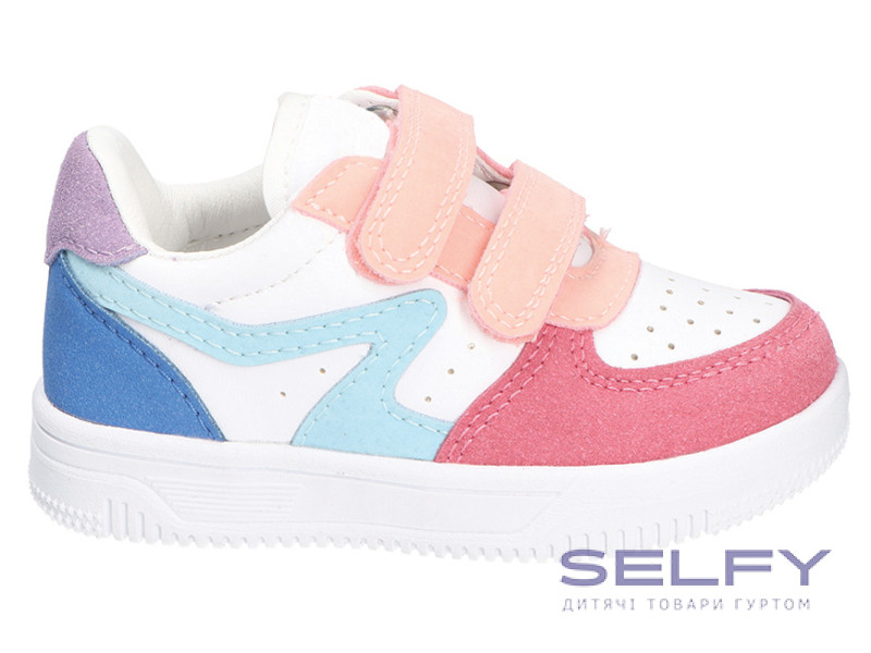 Кроссовки American Club ES 188 бело-розовый 23-27, Фото 1