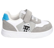 Кроссовки American Club ES 185 бело-серо-голубой 23-27