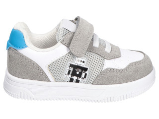 Кроссовки American Club ES 185 бело-серо-голубой 23-27