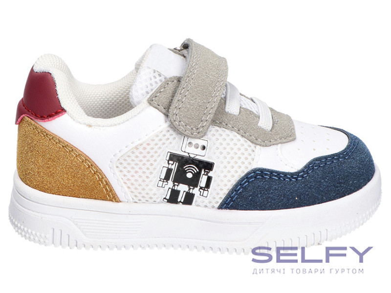 Кросівки American Club ES 185 біло-сірий 23-27, Фото 1