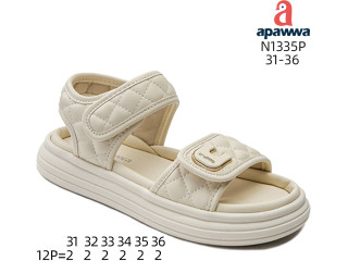 Босоніжки дитячі Apawwa N1335P beige 31-36