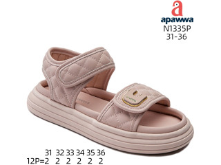 Босоніжки дитячі Apawwa N1335P pink 31-36