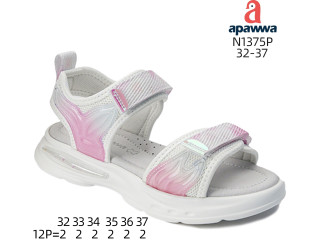 Босоніжки дитячі Apawwa N1375P white 32-37