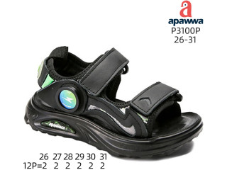 Босоніжки дитячі Apawwa P3100P black 26-31