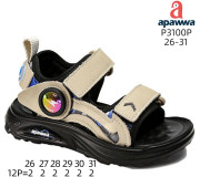 Босоніжки дитячі Apawwa P3100P beige 26-31