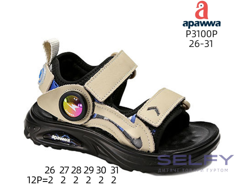 Босоножки детские Apawwa P3100P beige 26-31, Фото 1