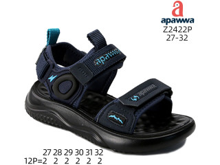 Босоніжки дитячі Apawwa Z2422P navy-blue 27-32