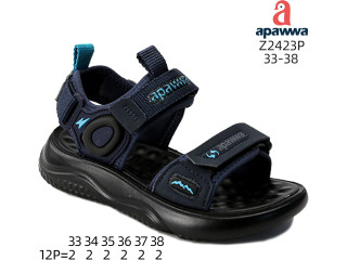 Босоніжки дитячі Apawwa Z2423P navy-blue 33-38