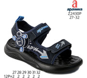 Босоніжки дитячі Apawwa Z2430P navy-blue 27-32