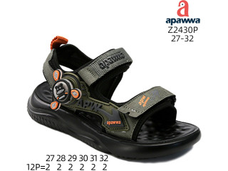Босоножки детские Apawwa Z2430P khaki-orange 27-32