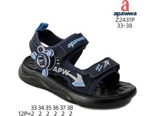 Босоніжки дитячі Apawwa Z2431P navy-blue 33-38