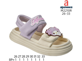 Босоніжки дитячі Apawwa M2210R purple 26-33