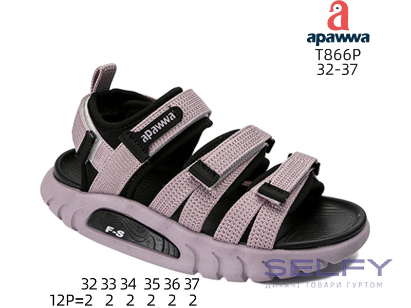 Босоножки детские Apawwa T866P pink 32-37, Фото 1