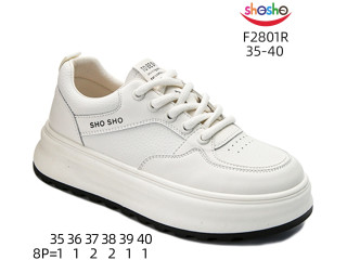 Кроссовки ShoSho F2801R beige-black 35-40