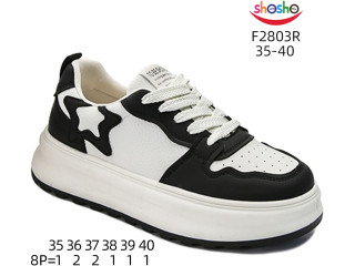 Кроссовки ShoSho F2803R beige-black 35-40