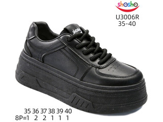 Кроссовки ShoSho U3006R black 35-40