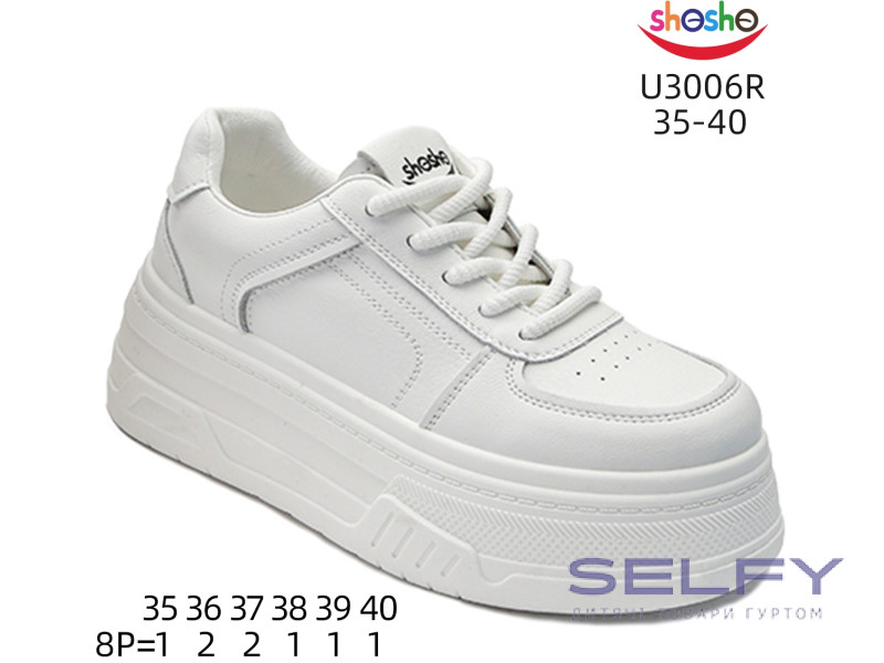 Кроссовки ShoSho U3006R white 35-40, Фото 1