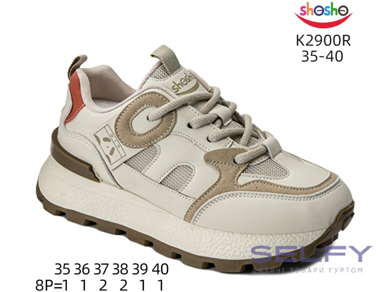 Кросівки ShoSho K2900R beige 35-40, Фото 1