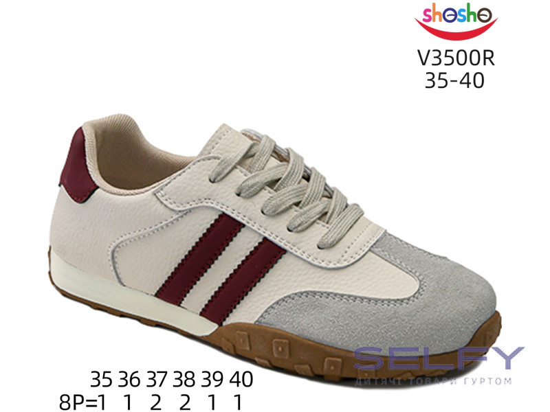 Кросівки ShoSho V3500R beige-red 35-40, Фото 1