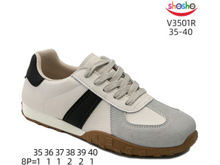 Кросівки ShoSho V3501R beige-black 35-40