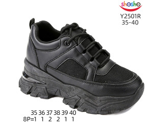 Кросівки ShoSho Y2501R black 35-40
