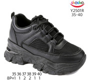 Кросівки ShoSho Y2501R black 35-40