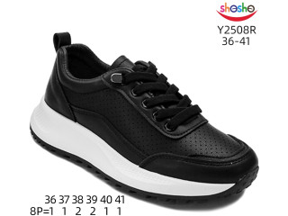Кроссовки ShoSho Y2508R black 36-41